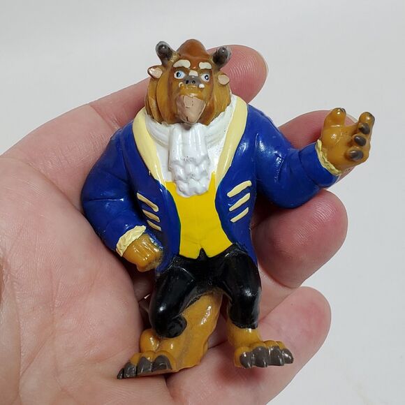 Vintage Disney Beauty & the Beast Applause Belle Lumiere Topper Action Figures - Picture 15 of 16